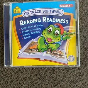 Reading Readiness K–1 Educational CD-ROM (School Zone On-Track Software)